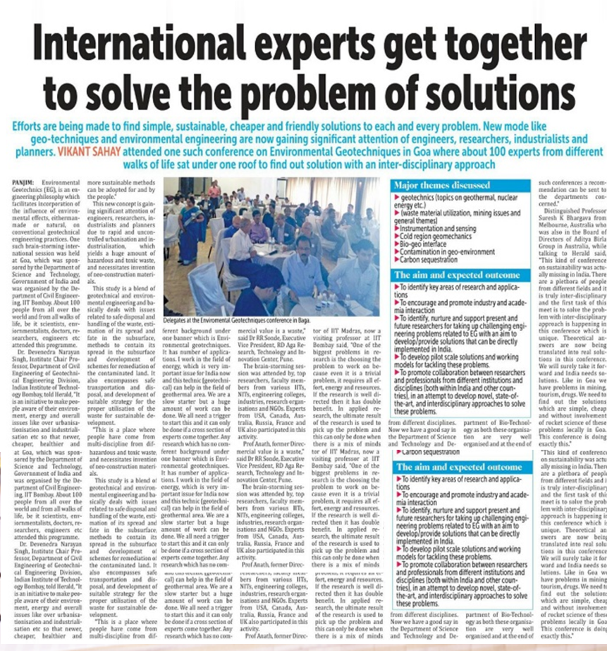 International Experts Get Together to Solve the Problem of Solutions.